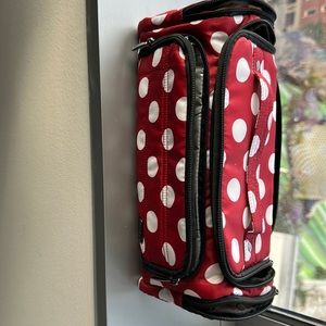 Lug polka dot toiletries bag red